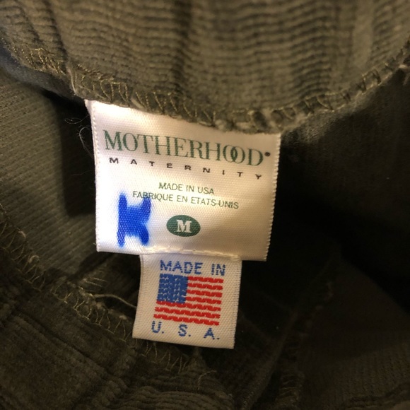 Motherhood Maternity Olive Green Corduroy Mini Skirt Medium M - Picture 5 of 6